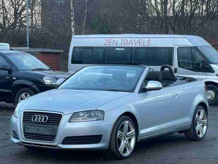 58 2009 AUDI A3 CABRIOLET CONVERTIBLE 1.9 TDi + 88K MILES + 8 SERVICES