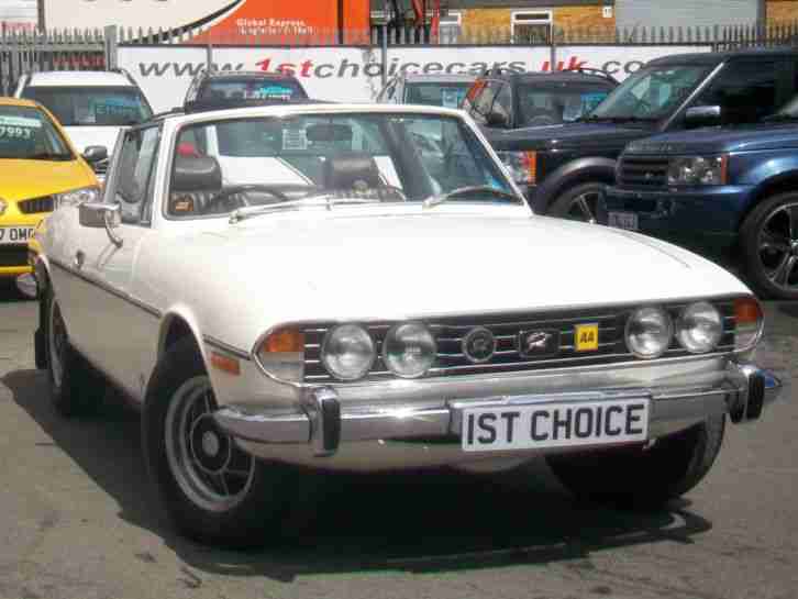 0 TRIUMPH STAG 3.0 JUST 10900 MILES FROM NEW AND 1 FAMILY OWNER SINCE 1975 A