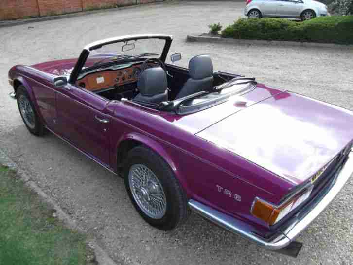 0 TRIUMPH TR6 2.5 PI CONVERTIBLE PETROL