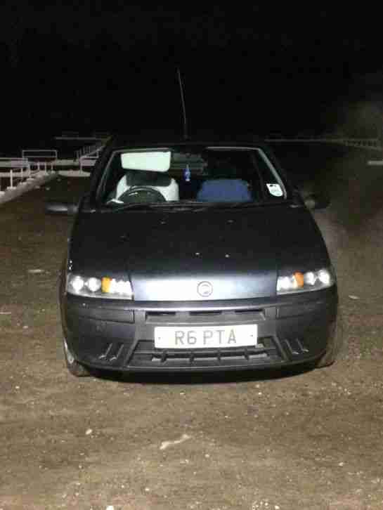 02 FIAT PUNTO SPARES OR REPAIR NEEDS ATTENTION BUT PRIVATE PLATE WORTH £LOADS