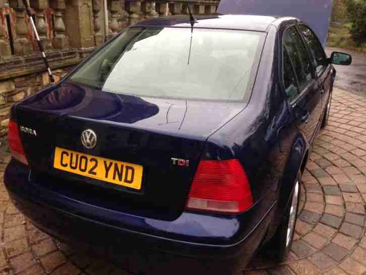02 VOLKSWAGON BORA 1.9 SE TDI 123,OOO MILES 12 MONTHS MOT. SERVICE HISTORY