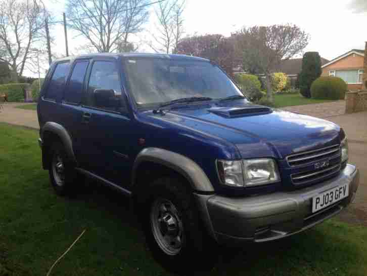 03 03 REG ISUZU TROOPER TURBO DIESEL 3.0 COMMERCIAL VAN.3 DOOR.5 SPEED MANUAL