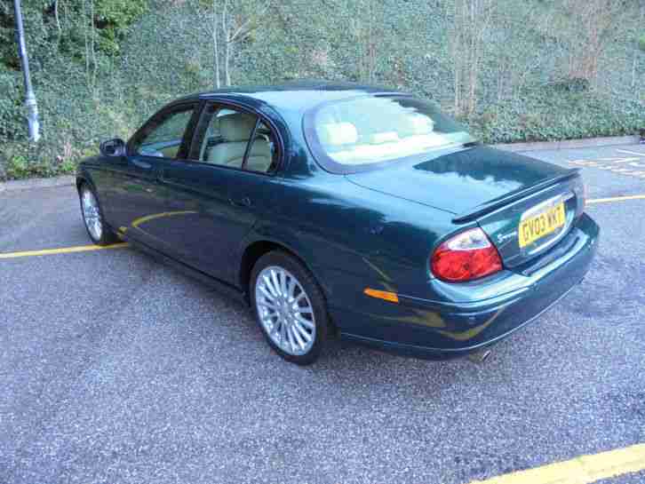 (03) 2003 Jaguar S-TYPE V6 auto Sport 200 F/S/History