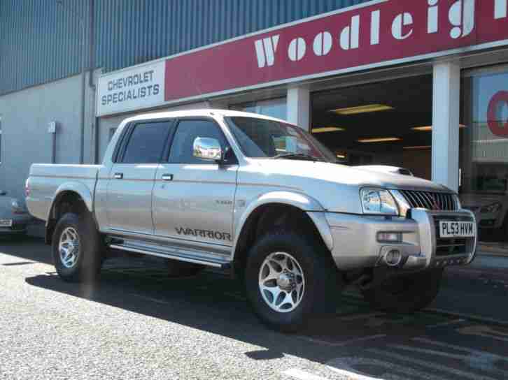 03/53 MITSUBISHI L200 WARRIOR LTD EDITION,NO VAT