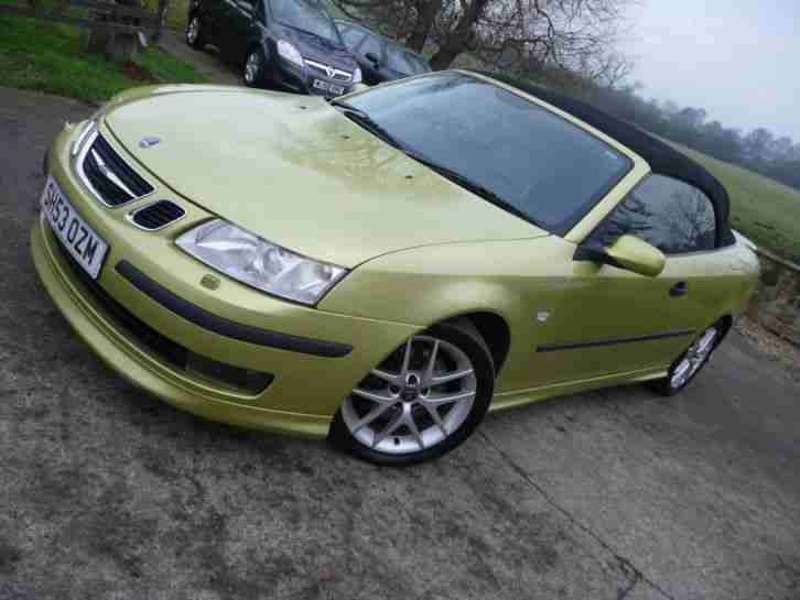 03 53reg SAAB 9-3 AERO TURBO+210 BHP+2 FORMER KEEPERS+FULL MOT!+55000 MILES+L@@K