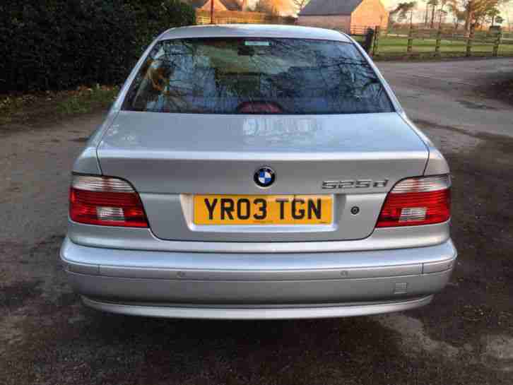 03 BMW 525d 2.5TD SE, FULL SERVICE HISTORY, LEATHER, LONG MOT!