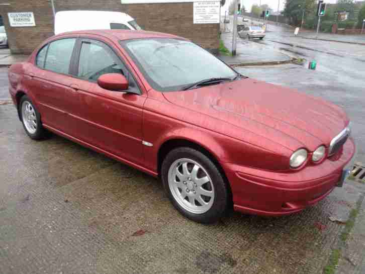 04 JAGUAR X-TYPE 2.0 D DIESEL CLASSIC IN MET RED,CLEARANCE CAR AT,£1895.00