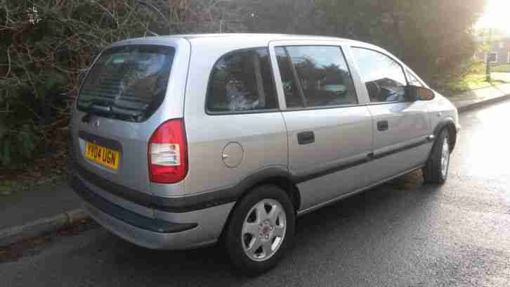 04 REG VAUXHALL ZAFIRA 1.6 LIFE SILVER FULL MOT ONLY 40K MILES