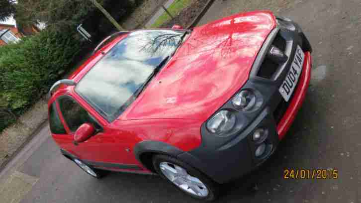 04 ROVER STREETWISE 1.4 SE 16V 103 PS RED 3 DOOR F/S/H 12 MONTHS MOT MUST SEE AC