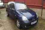 04 Clio 1.2 16v Dynamique 3 Door Blue