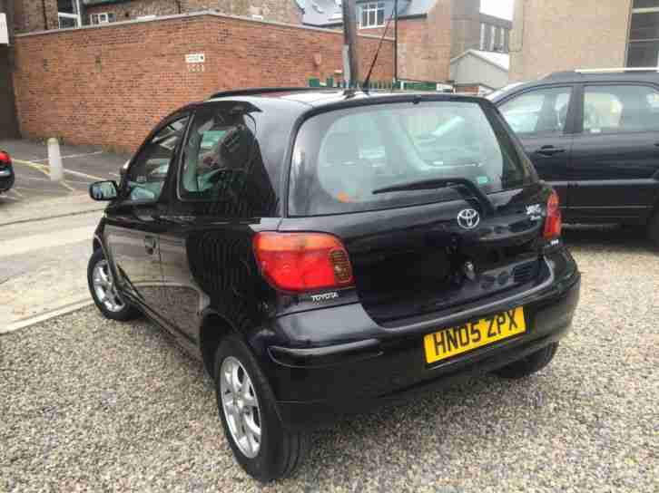 ★05-REG Toyota Yaris 1.3 VVT-i T Spirit 3dr, Black ★AUTOMATIC★ FSH★