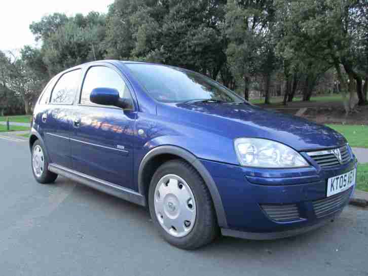 05 REG VAUXHALL CORSA 1.2 DESIGN TWINPORT ONLY 76000 MILES