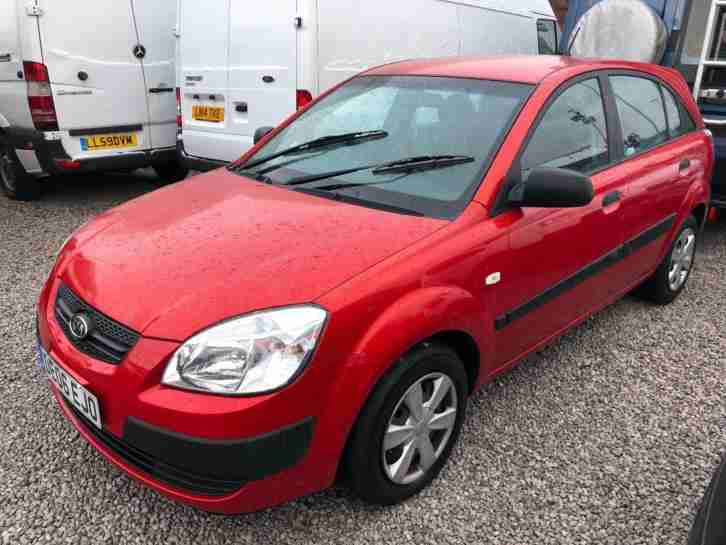 06/06 KIA RIO 1.5CRDi GS 5 DOOR HATCH MET RED MOT FEB 2019 VERY ECONOMICAL
