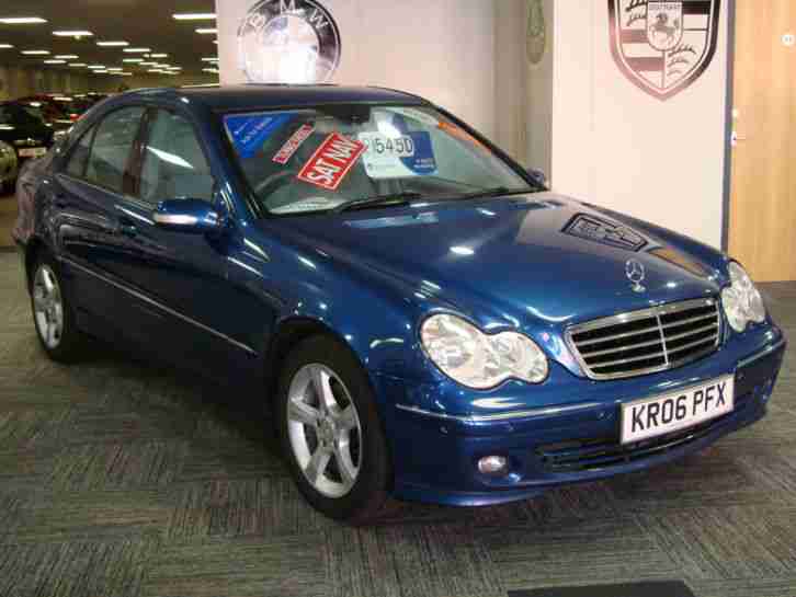 06/06 Mercedes-Benz C220 2.1TD auto CDI Avantgarde SE SAT NAV 92K £5450