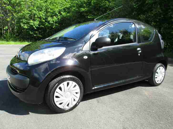 06 55 CITROEN C1 VIBE 3DR HATCH IN MET BLACK WITH SERVICE HISTORY