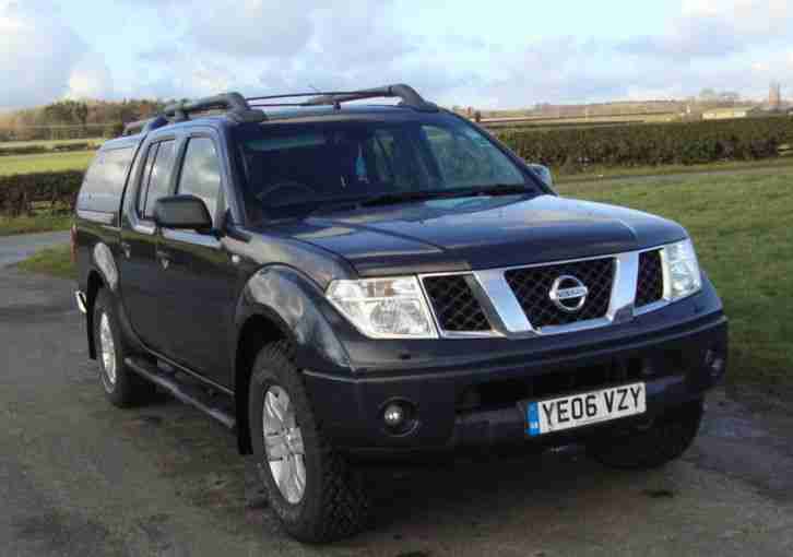 06 NISSAN NAVARA D40 2.5 Dci OUTLAW DOUBLECAB PICKUP,GREY, 115k,Tbar NO VAT