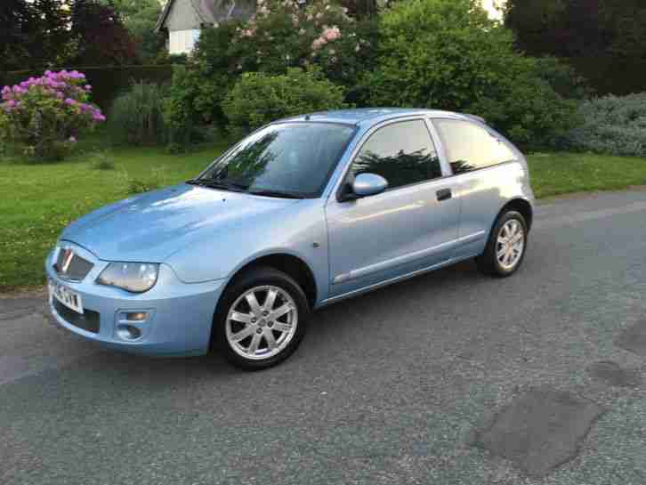 06 PLATE ROVER 25 BLUE SI 1.4 PETROL 3 DR BLUE 82.000 MILES MILES NEW MOT