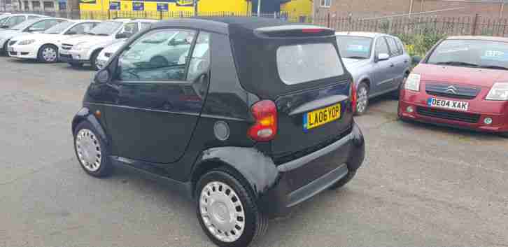 06 Smart Smart 0.7 Fortwo Pure CONVERTIBLE BLACK
