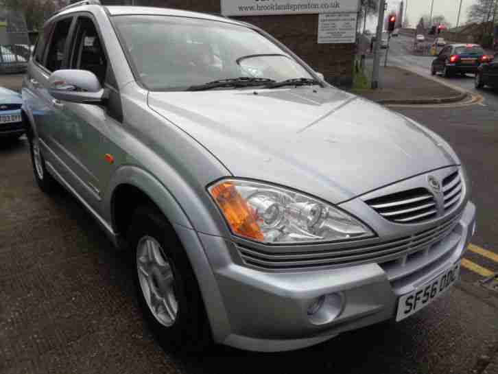 07/56 SSANGYONG KYRON 2.0TD S 4X4 IN SILVER,48,000 MILES WITH SERVICE HISTORY