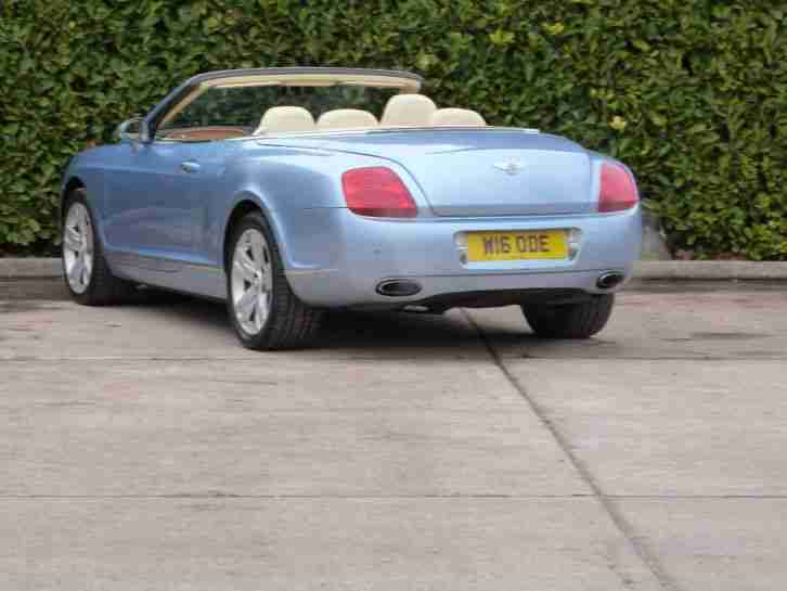 07 BENTLEY GTC SILVERLAKE BLUE/ MAGNOLIA Full History Great value