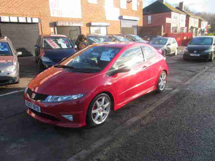 07 HONDA CIVIC 2.0I VTEC TYPE R GT IN STUNNING RED ONLY 59,000 MILES WITH FSH