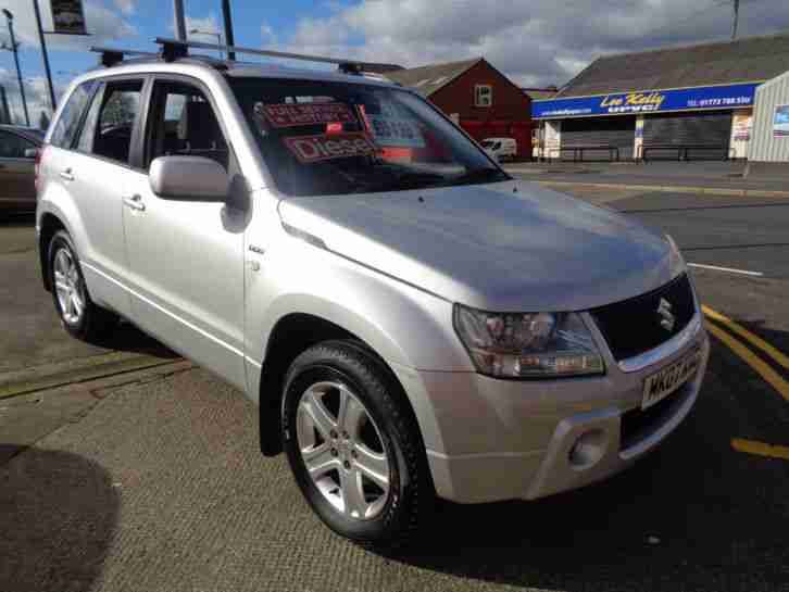 07 SUZUKI GRAND VITARA 1.9 DDiS DIESEL 4X4 IN SILVER WITH FULL SERVICE HISTORY