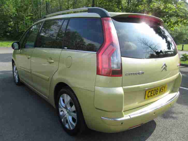 08/08 CITROEN C4 GRAND PICASSO 2.0 HDI EXCLUSIVE AUTO IN MET BEIGE
