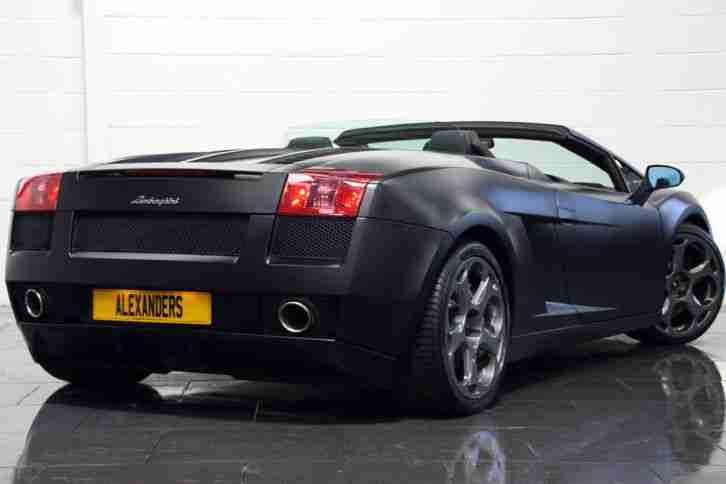 08 08 LAMBORGHINI GALLARDO 5.0 V10 SPYDER E-GEAR CONVERTIBLE PETROL