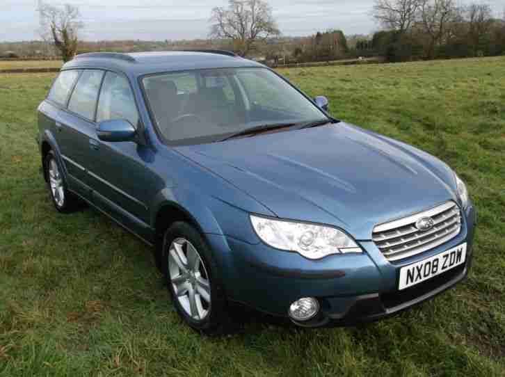 08 08 SUBARU OUTBACK 2.5 S AUTO WITH FULL SERVICE HISTORY AND CAMBELT CHANGE.