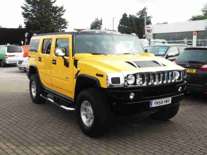 08 58 HUMMER H2 V8 TOTALLY UNMOLESTED EXAMPLE PRIVACY GLASS SUNROOF AIRCON