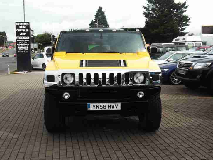 08/58 HUMMER H2 V8 TOTALLY UNMOLESTED EXAMPLE PRIVACY GLASS SUNROOF AIRCON