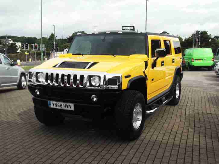 08 58 HUMMER H2 V8 TOTALLY UNMOLESTED FACTORY EXAMPLE SUNSCREEN AIRCON SUNROOF