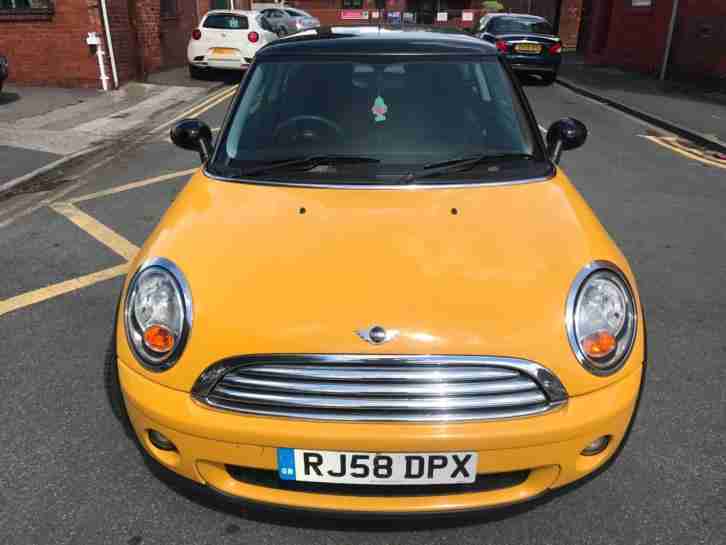 08 58 Mini Cooper 1.6 PETROL MANUAL HATCH**2 Owners, RARE COLOUR, Ideal 1st Car*