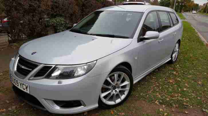 08 SAAB 9-3 1.9TTiD TURBO DIESEL AUTOMATIC 180 BHP AERO SPORTWAGON 82K FSH 1 OWN