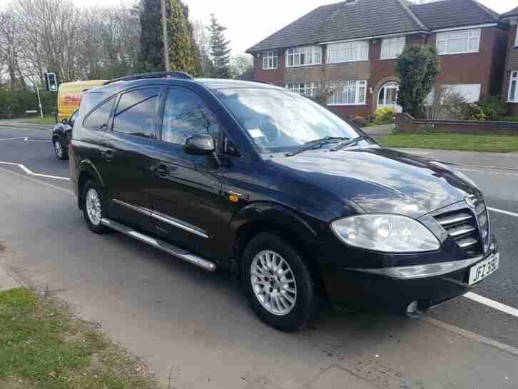 08 SSANGYONG RODIUS 2.7TD T TRONIC SX 4WD FULL LEATHER AUTO DVDS LOW 68K PX SWAP