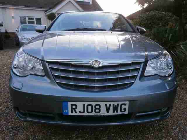 0808 CHRYSLER SEBRING 2.0 CRDi 40K. POWER ROOF CONVERTABLE TURBO DIESEL 6 SPEED,