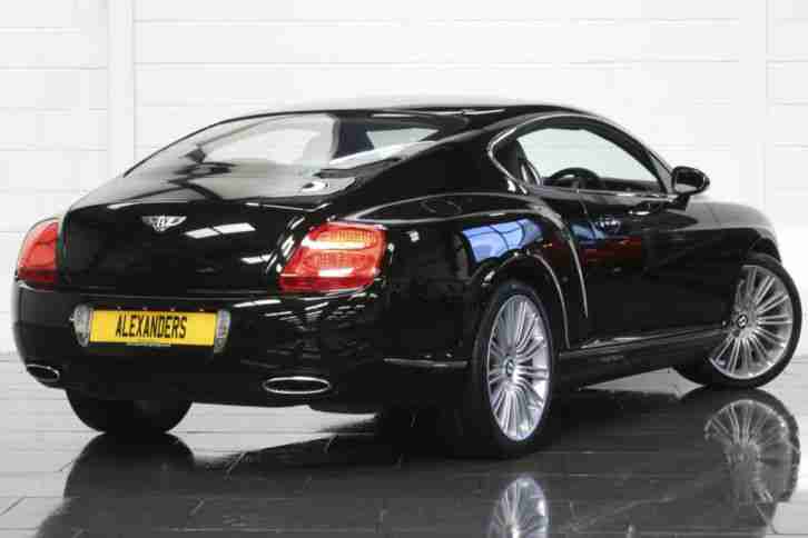 09 09 BENTLEY CONTINENTAL GT SPEED 6.0 W12 AUTO COUPE BLACK PETROL