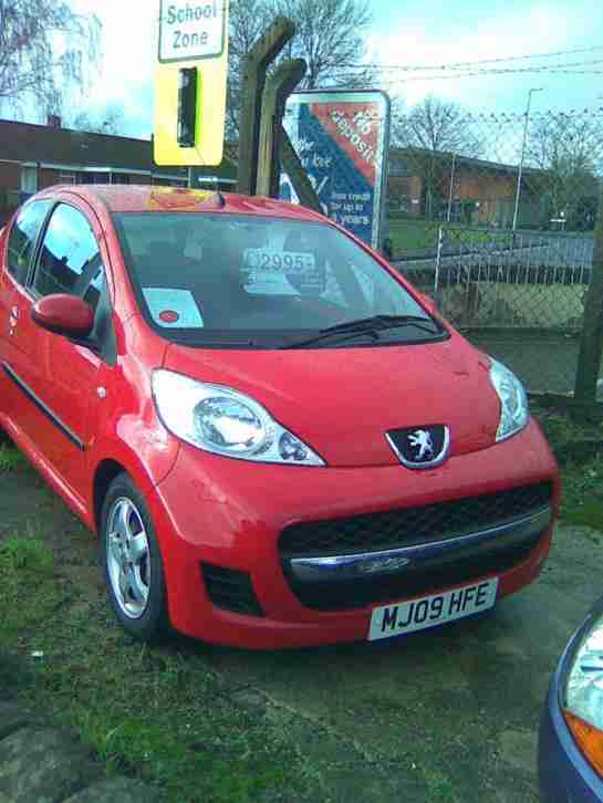 09 09 PEUGEOT 107 VERVE 1.0 LTR 3 DOOR HATCH.