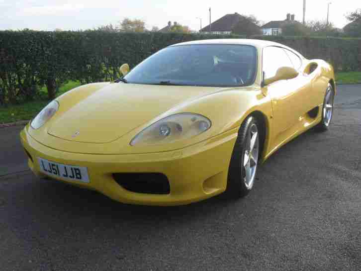 +1 OWNER 360 MODENA LOW MILES 3.6 F1
