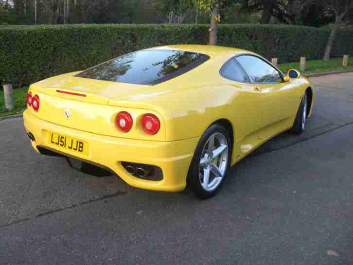 +++1 OWNER FERRARI 360 MODENA LOW MILES 3.6 F1 LHD +++