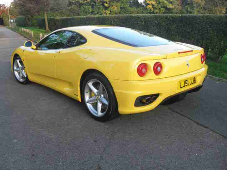 +++1 OWNER FERRARI 360 MODENA LOW MILES 3.6 F1 LHD +++