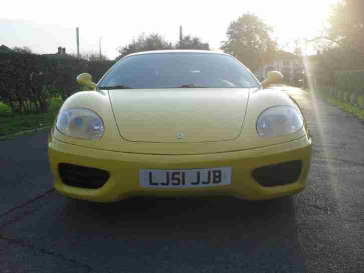 +++1 OWNER FERRARI 360 MODENA LOW MILES 3.6 F1 LHD +++