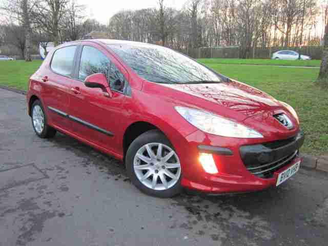 10 REG Peugeot 308 1.4 VTi Verve 5 Door, FSH, NICE CAR, RED / CHATHAM KENT
