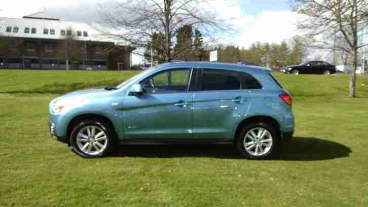 11 Mitsubishi ASX 1.8TD 4x4 3 , Aqua Blue , 23426 miles, FSH