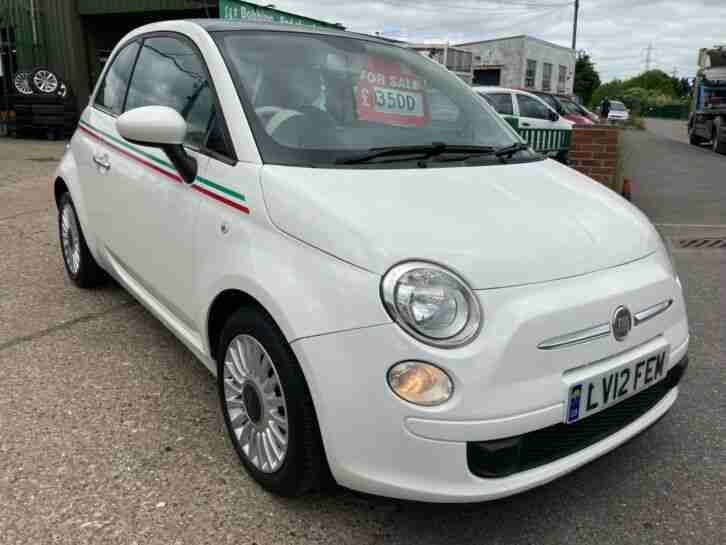 2012 (12) Fiat 500 Lounge TwinAir White