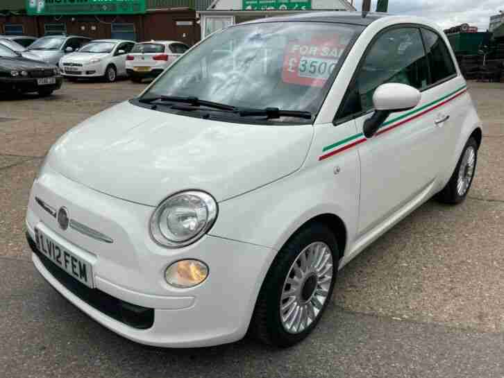 2012 (12) Fiat 500 Lounge TwinAir White