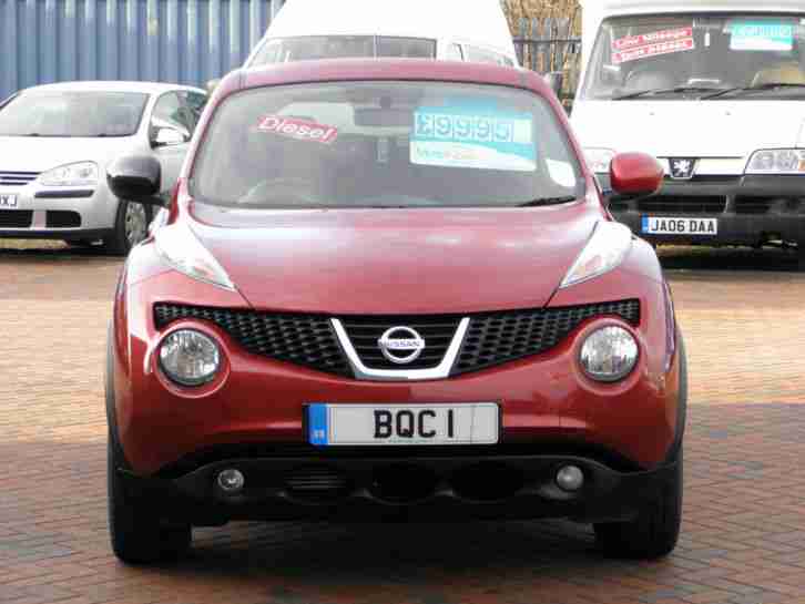 12 12 Nissan Juke 1.5dCi 110ps Acenta Premium Red Met with Grey cloth SAT NAV