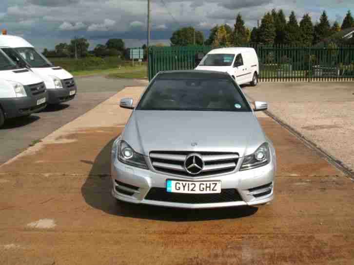 12 reg MERCEDES BENZ C250 CDI SPORT AMG COUPE, AUTOMATIC, PANORAMIC ROOF