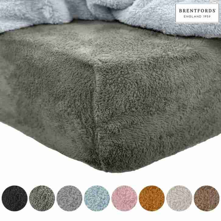 Brentfords Teddy Fleece Fitted Sheet Thermal