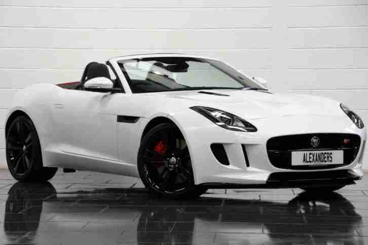 14 14 JAGUAR F TYPE 3.0 SUPERCHARGED V6 S AUTO CONVERTIBLE WHITE PETROL